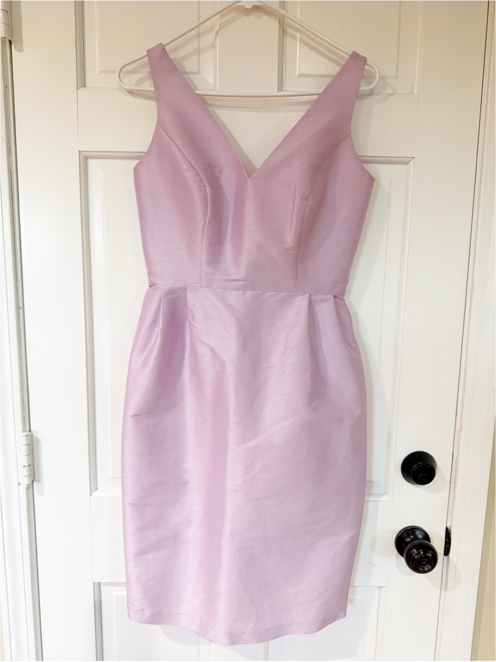 🌸 Lula Kate Charleston Lavender Shantung Cocktail Dress | Size 2